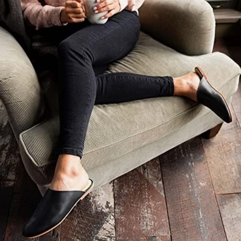 Nisolo Lima Slip on in color bone Mules NEW size 7.5 - Picture 4 of 12